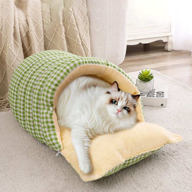 猫窝四季通用冬季保暖宠物窝用品猫咪床半封闭式安全感窝睡窝
