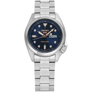 SEIKO精工5号手表女款潮流时尚通勤百搭小表盘机械表 新年礼物