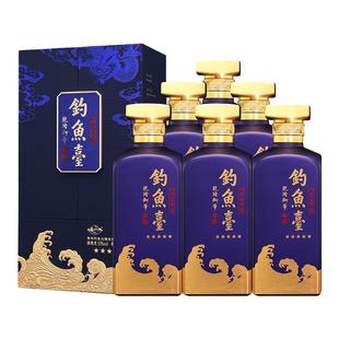【官方直营】贵州钓鱼台53度四季酱香酒500ml*6瓶原箱酱香型白酒