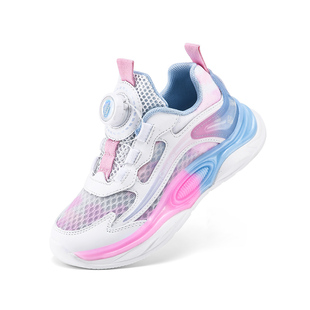 卡途童鞋春秋中大童防滑软底儿童运动鞋扭扣女童跑步鞋透气男童鞋