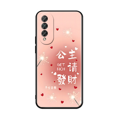 luckrider适用于荣耀X20SE时尚复古潮流手机壳ova8se活力高级感chl-al60荷花插画nova10z防摔保护套荣耀x20se