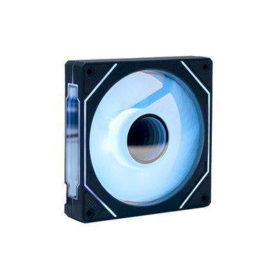 棱镜风扇铝小宝静音冰蓝光小机箱