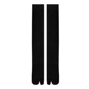 分趾袜子女过膝袜春夏纯棉长筒二指袜大拇指两趾猪蹄鞋小腿堆堆袜