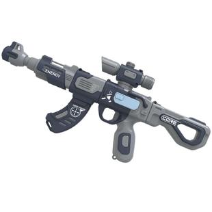 儿童电动声光磁力拼装玩具枪DIY百变组合男童3到6岁8男孩生日礼物