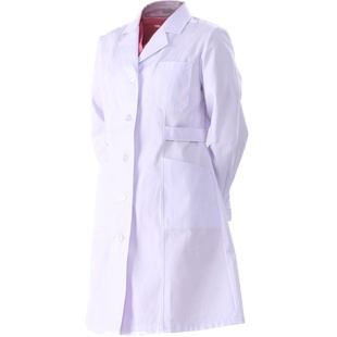 南丁格尔韩版白色女护士服修身白大褂女医生服长袖美容院工作服冬