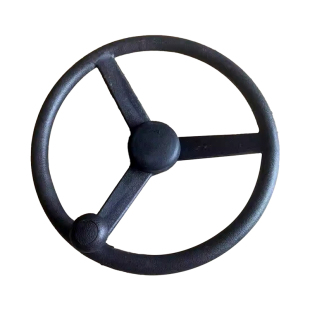 三轮四轮拖拉机配件三叉方向转向盘单键大孔小孔带手球花键方向盘