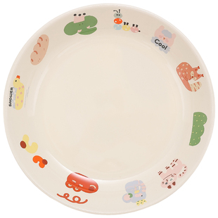 陶瓷精致漂亮的盘子高级感水果碗可爱的饭碗家用耐高温甜品盘味碟