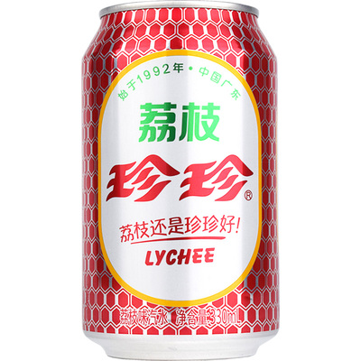 荔枝饮料珍珍碳酸12罐多省包汽水