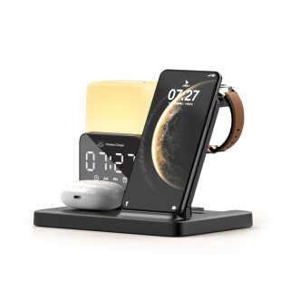 五合一无线充电器适用华为全家桶手机Mate50 60 Pro快充Watch4pro GT3手表FreeBuds耳机P70三合一充电支架