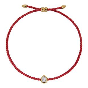 [新年新品]Monica Vinader莫妮卡小金钻红绳璀璨星愿红饰平安手链