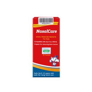 儿童专用NasalCare洗鼻盐海盐水美国进口通鼻液鼻腔冲洗家用器壶