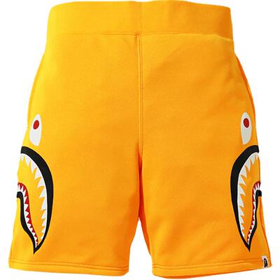 BAPE运动短裤春夏图案印花纯色