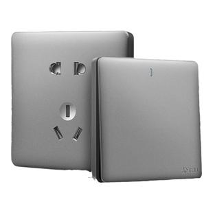 公牛插座旗舰店开关插座空调16A插座五孔插座10A面板暗装G28灰