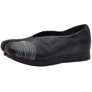 Artmu阿木原创复古小众分趾鞋女款猪蹄鞋平底真皮单鞋女2026新款