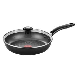 Tefal/特福不粘煎锅平底锅牛排煎锅家用红点煎饼锅燃气电磁炉有钛