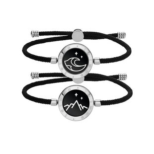 totwoo山盟海誓情侣感应手链一对异地恋神器送女友七夕情人节礼物