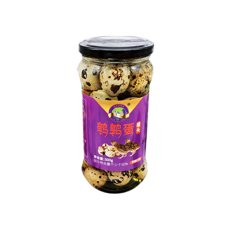 佳晶五香鹌鹑蛋罐头500g3瓶东北