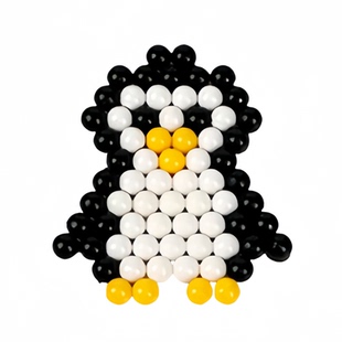 夜光水雾魔珠材料包diy黏珠画魔法拼豆6岁女孩益智手工儿童玩具