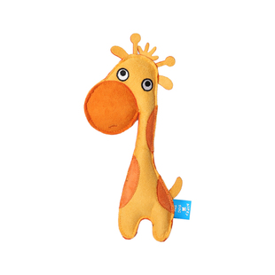 Qmonster狗狗仿皮玩具耐咬耐磨发声玩具大中小型宠物犬麂皮绒家族