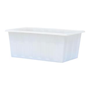 水产养殖牛筋塑料水箱长方形浅盆卖鱼养鱼养龟方桶大容量胶盆加厚
