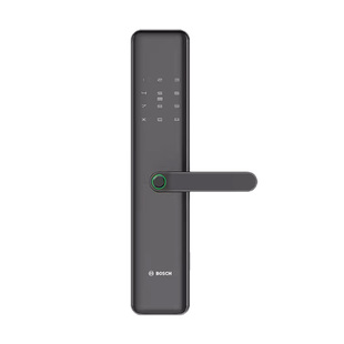 博世智能锁ID40一握开电子锁家用防盗门锁指纹密码磁卡锁入户门锁