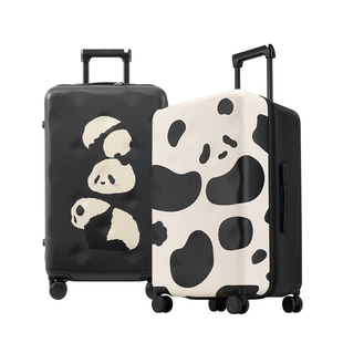 【黄子弘凡代言】不莱玫大容量行李箱熊猫原创系列登机旅行拉杆箱
