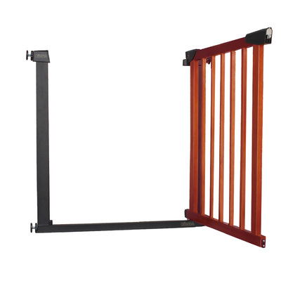 楼梯护栏实木免打孔自动关门