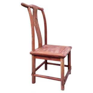 红木缅甸花梨木椅子小官帽椅靠背椅大果紫檀实木中式茶几椅童椅凳