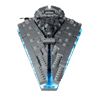 KGBOX星球大战75356执行者号超级歼星舰亚克力LED灯具灯饰防尘罩