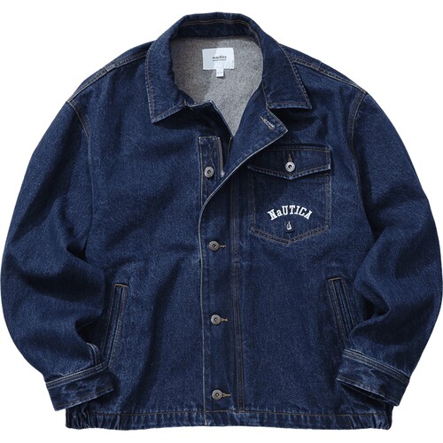 【蔡徐坤同款】nautica whitesail 宽松舒适潮流牛仔外套夹克