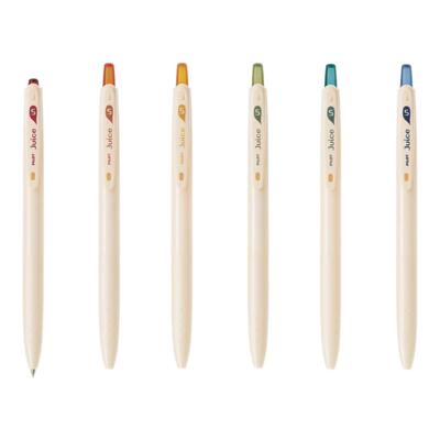 百乐juice果汁笔复古色冰沙按动