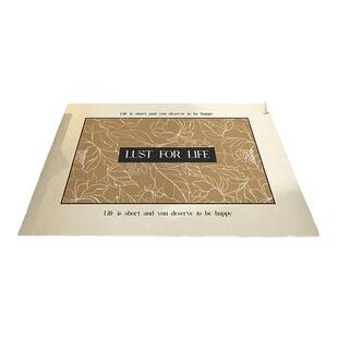 大江地垫入户门法式皮革门垫进门门口脚垫新房花朵玄关垫防水地毯