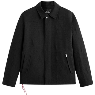 【商场同款】太平鸟男装 休闲夹克男士时尚肌理提花夹克B2BCG1111