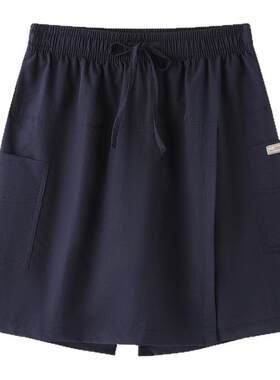茵曼2026夏季新款休闲短裤子女士工装裙裤宽松运动轻薄白色外穿