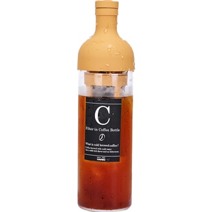 日本HARIO咖啡壶冷萃壶玻璃冷泡瓶茶壶便携咖啡杯子大容量冷萃杯