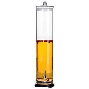 细长玻璃泡酒瓶专用人参酿酒罐可带龙头密封酒坛透明10斤30斤酒缸