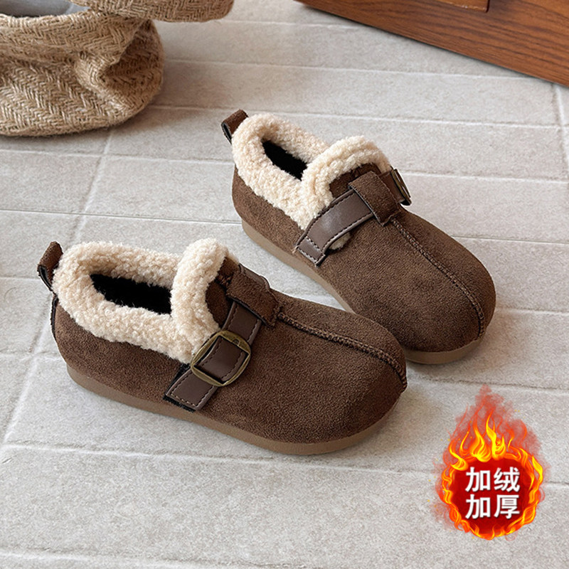 儿童加绒勃肯鞋2025新款冬季女童棉鞋加厚儿童豆豆鞋宝宝保暖冬鞋,童鞋/婴儿鞋/亲子鞋,棉鞋,淘宝优惠券,粉丝福利购,淘宝优惠卷