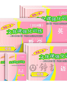 上海中考一模卷文化课强化训练