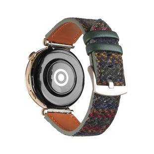 适用华为watchgt5手表带秋冬6新款毛呢gt4腕表女士5pro手表带高级感watch4女款表链gt3智能运动2真皮创意女式