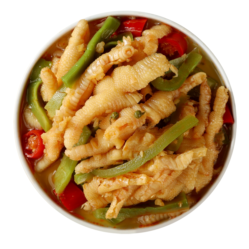 阮小厨贡菜无骨鸡爪酸辣酸甜味