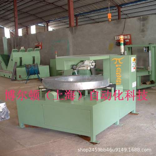 机头移动卧式缠绕机 锯条缠绕机 轮毂钢圈缠绕包装机 厂家优惠多