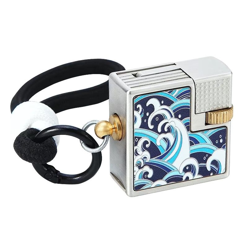 CHIEF首领720煤油打火机个性创意迷你挂件便携侧滑轮金属送礼品潮