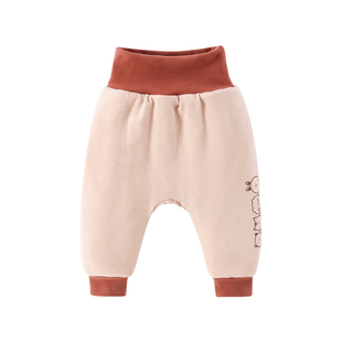 婴儿外套男宝冬装夹棉加厚裤子内搭保暖上衣宝宝棉服棉裤套装新款