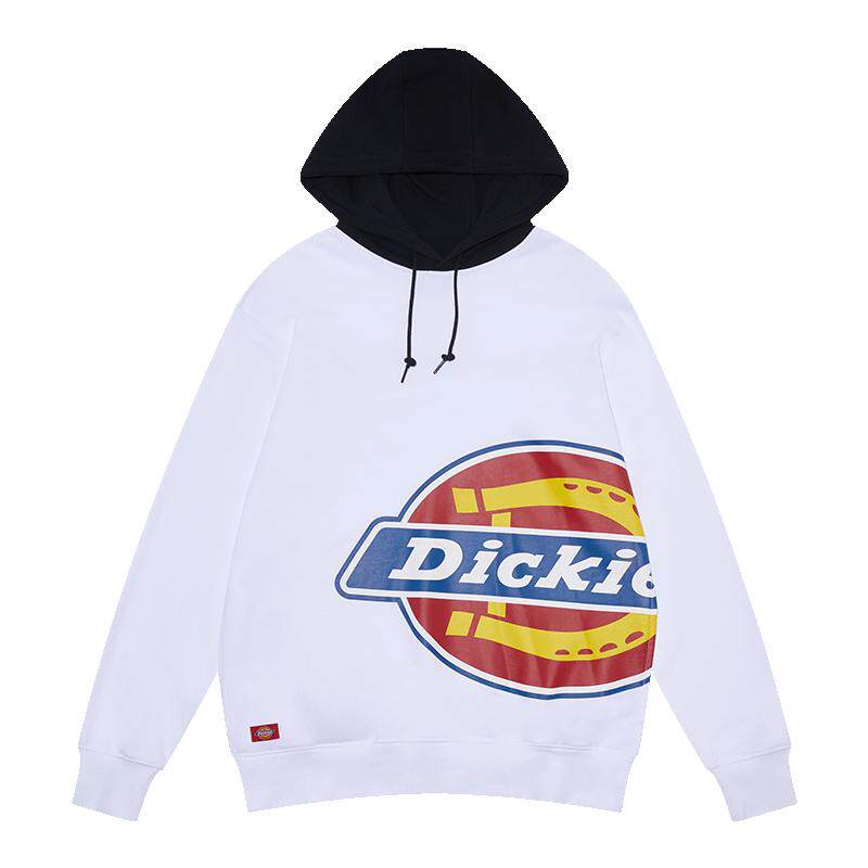 【自营】Dickies休闲百搭logo印花撞色情侣款连帽卫衣  DK009594