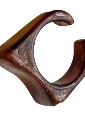 冷淡风树脂亚克力玳瑁色戒指指环