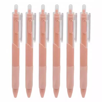 ST樱花按动黑色中性笔办公刷题