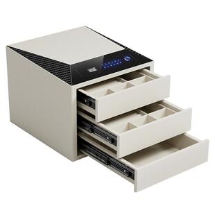 虎牌首饰保险柜家用2025新款小型家庭防盗智能一体保险箱珠宝黄金专用全钢大容量皮质指纹开启保管箱