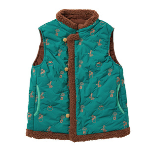 allblu幼岚儿童背心马甲男童女童冬季新款蓬松轻盈保暖外穿