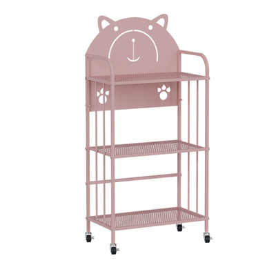 小熊可移动书架落地客厅