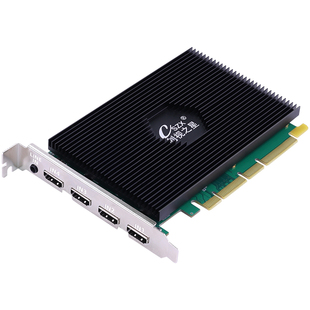 创视之星4路hdmi视频采集卡pcie内置4K60多平台直播专用sdi linux